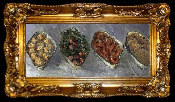 framed  Gustave Caillebotte Still life, ta009-2